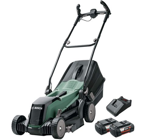 Main view of the Bosch EasyRotak 36-550 Cordless Lawnmower.