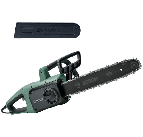Main view of the Bosch UniversalChain 35 Electric Chainsaw.