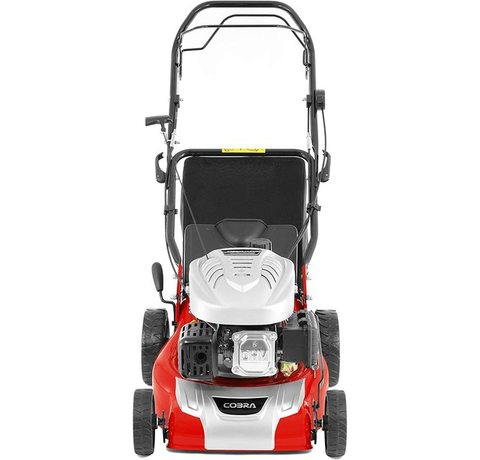 Front view of the Cobra M40SPC Petrol Lawn Mower.