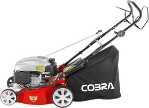 Side view of the Cobra M40SPC Petrol Lawn Mower.