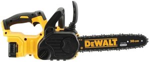 Side view of the DEWALT DCM565P1 18V XR Brushless Chainsaw.