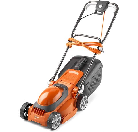 Main view of the Flymo EasiStore 300R Electric Rotary Lawn Mower.