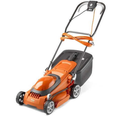 Main view of the Flymo EasiStore 380R Electric Rotary Lawn Mower.