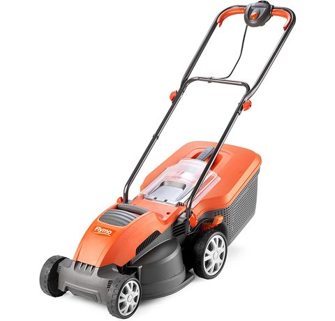 Main view of the Flymo Speedi-Mo 360VC Electric Rotary Lawn Mower.