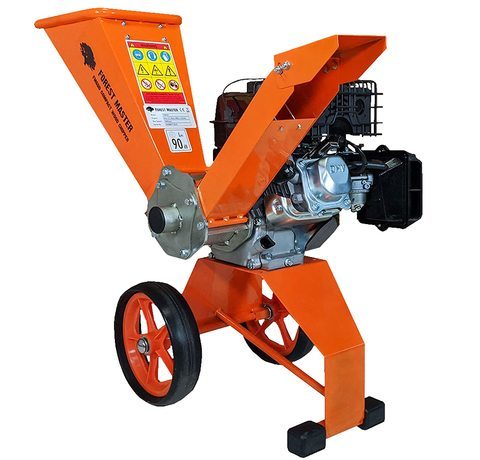 Main view of the Forest Master FM6DD Petrol Wood Chipper.