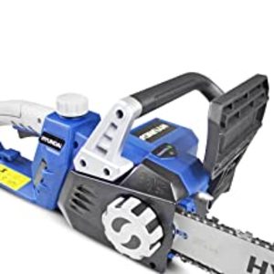 Close up view of the Hyundai HYC1600E Electric Chainsaw.