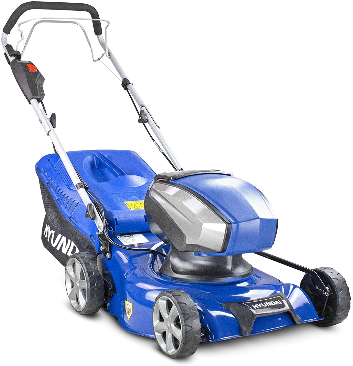 Main view of the Hyundai HYM40Li420SP 40V Rechargeable Lawn Mower.