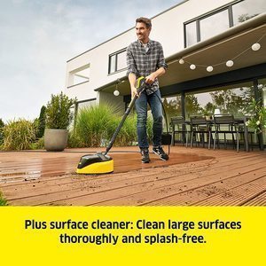 Karcher K7 Premium Smart Control Pressure Washer's included surface cleaner.