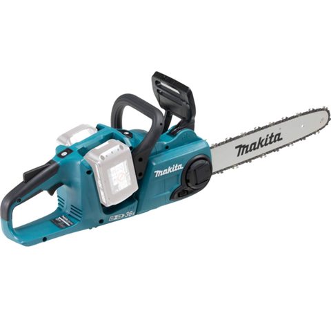 Main view of the Makita DUC353Z Cordless Chainsaw.
