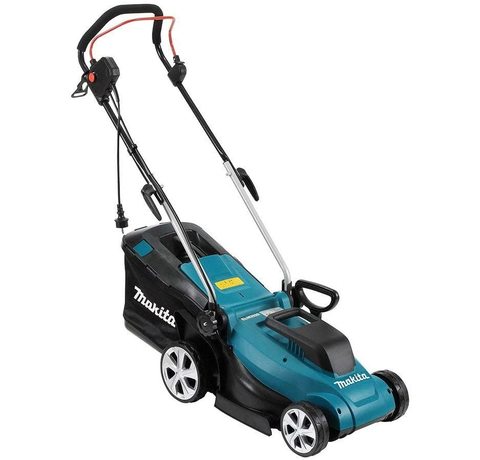Main view of the Makita ELM3320X Electric Lawn Mower.