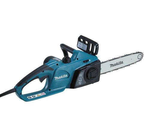 Main view of the Makita UC3541A 2 Electric Chainsaw.
