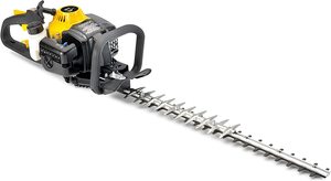 Close up view of the Mcculloch HT 5622 Petrol Hedge Trimmer.