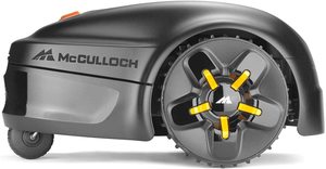 Side view of the McCulloch ROB S400 Robotic Lawn Mower.