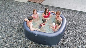 MSPA Otium Hot Tub in use.
