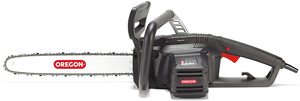 Side view of the OREGON CS1400 Electric Chainsaw.