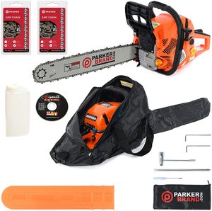 ParkerBrand 62cc 20 Inch Chainsaw's accessories.