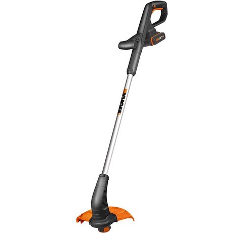 Another view of the WORX WG157E Cordless Grass Trimmer.