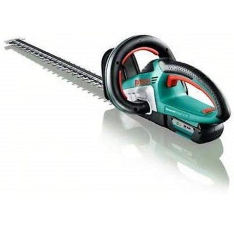Main view of the Bosch AdvancedHedgeCut 36 Cordless Hedge Cutter.