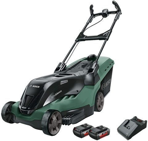 Main view of the Bosch AdvancedRotak 36-660 Cordless Lawnmower.