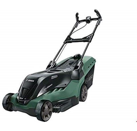 Main view of the Bosch AdvancedRotak 36-750 Cordless Lawnmower.