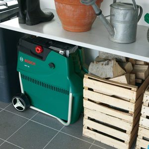 Storing the Bosch AXT 25 TC Shredder.