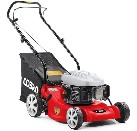 Main view of the Cobra M41C Petrol Lawn Mower.