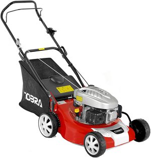 Side view of the Cobra M46C Lawn Mower.