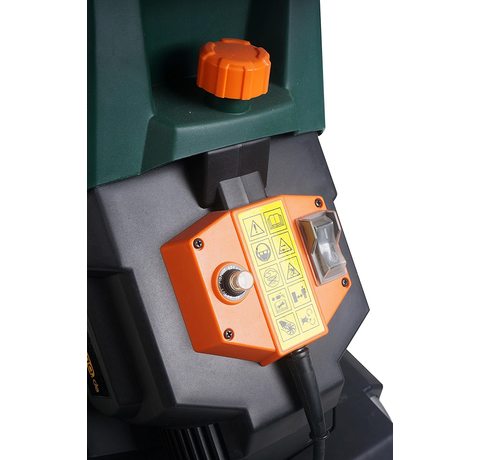 Rear view of the Dirty Pro Tools Garden Shredder.