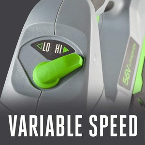 EGO LB4800 Cordless Leaf Blower's variable speed controller.