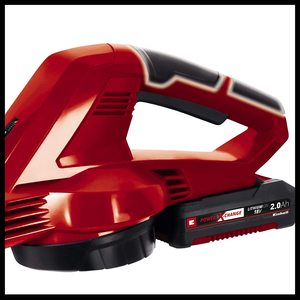 Einhell Cordless Leaf Blower's handle.