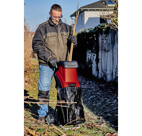 Einhell GC-KS 2540 Garden Shredder in use.