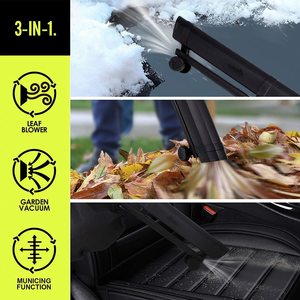 Guryon Leaf Blower, Vacuum & Shredder is a multi-functional tool.