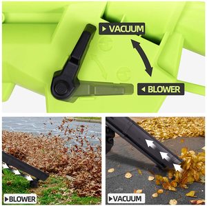 Guryon Leaf Blower, Vacuum & Shredder's blower/vacuum switch.