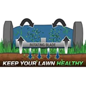 Hyundai HYM3300E Lawn Mower's mulching functionality.