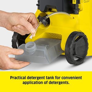 Karcher K3 Power Control Pressure Washer's detergent tank.