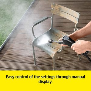 Karcher K3 Power Control Pressure Washer in use.