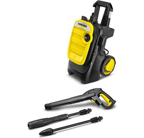 Karcher K5 Compact Pressure Washer with accessories.