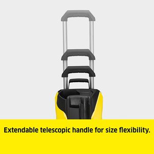 Karcher K5 Power Control Pressure Washer's handle.
