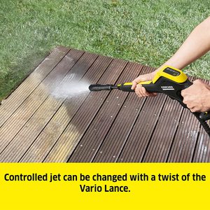 Karcher K5 Power Control Pressure Washer in use.