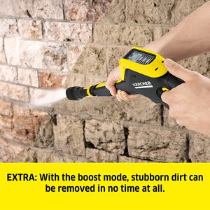 Karcher K5 Premium Smart Control Pressure Washer in use.