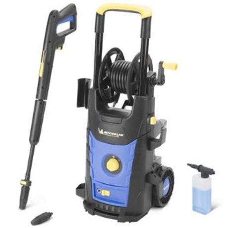 Michelin High Pressure Washer with its accessories.