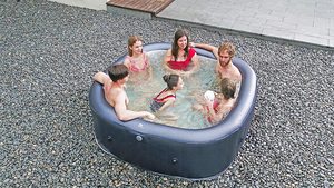 MSPA Otium Hot Tub in use.