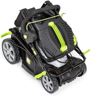 Murray EC370 Lawn Mower's compact storage.