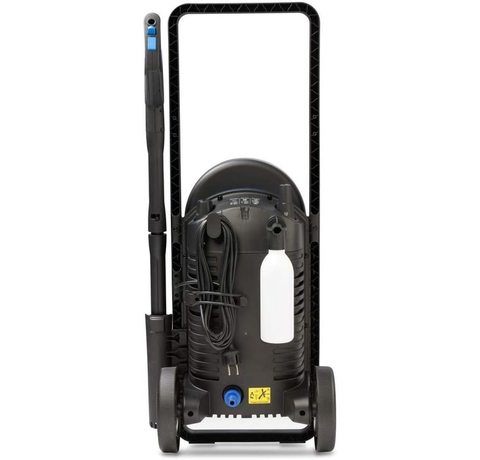 Rear view of the Nilfisk Core 140 In-Hand Power Control Pressure Washer.