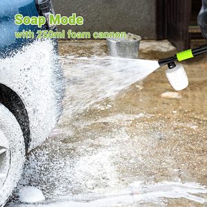 Paxcess Electric Pressure Washer's soap mode.