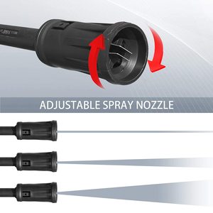 Rrtizan Pressure Washer's adjustable nozzle.