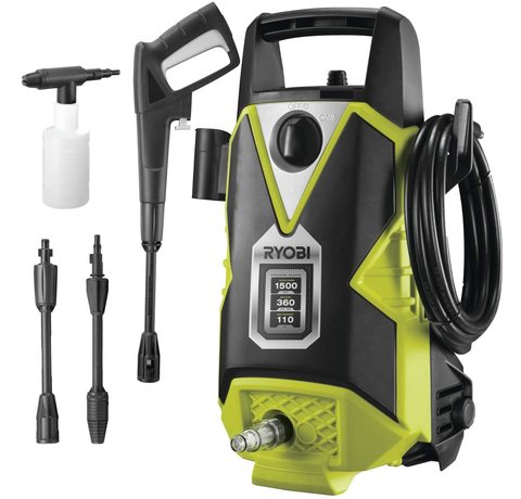 Main view of the Ryobi RPW110B Pressure Washer.
