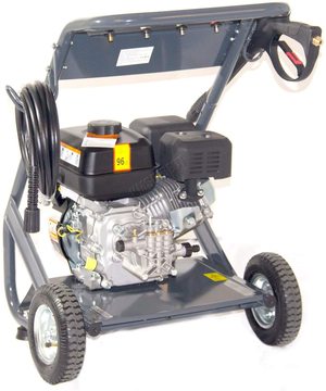 Rear view of the SwitZer Pressure Washer.