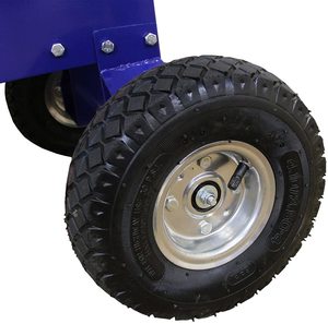 T-Mech 15HP Petrol Wood Chipper's wheels.