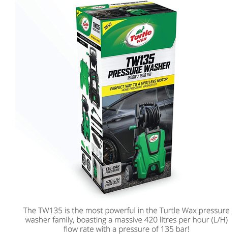 Turtle Wax TW135 Pressure Washer's box.